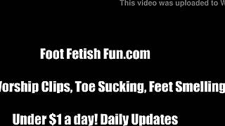 Clean my worn out sandals with your tongue