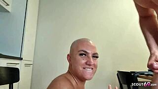 Did you jerk on her bald head after sex?