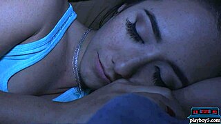 firefighter rescues brunette and fulfills her fantasy