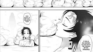 Mitsuri and Tanjiro in anime adventure 😊