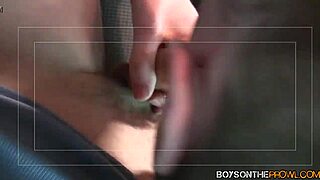 party twinks get wild with hardcore train fuck threesome in the van, anal blowjob cumshot 😈