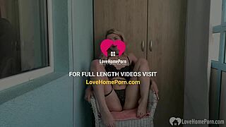 Blonde Babe Screams In Orgasm From Her Vibrating Dildo!