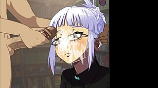 Koga Akemi in anime hentai game