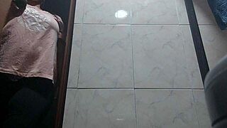 Real ass stepmom's room gets spied on by hidden camera