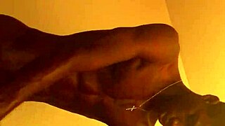 Ebony babe with huge ass rides massive black cock passionately