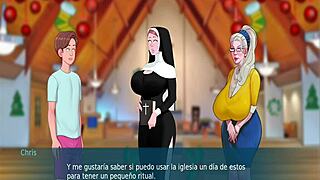 wild christmas orgy with big tits blowjobs and monster cocks 😏