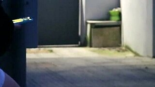 Hidden Spying My Slut Neighbor Touching Herself On Public