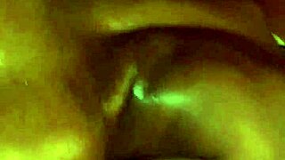 Ebony babe with huge ass rides massive black cock passionately