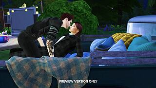 Flirting With A Vampire In 3D Hentai Preview 😈