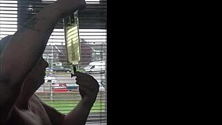 a shy amateur meets someone in public for a naked bisexual encounter