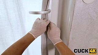 Lucky break for cuckold fans: Cuck4k sniffers get a treat
