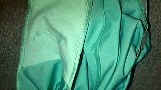 Watch Me Cum On My Friend's Favorite Blue Panties!