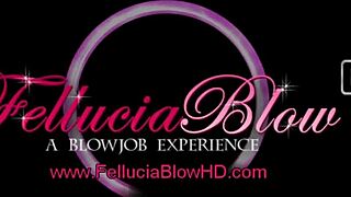 Het blondine gir deilig blowjob og svelger ansiktsløsningen