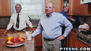 horny old bastard uses firm veteran penis on petite teen 18+ pussy