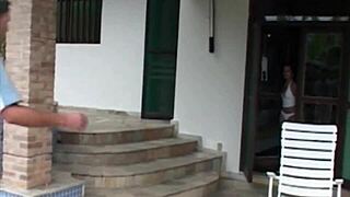 i free'd the pussy for the pool cleanr to suck and cum