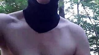 I am a female slave masturbating in the forest