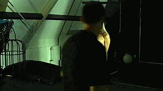 Skinny blonde bound and tormented with masturbation and slaps. 😈