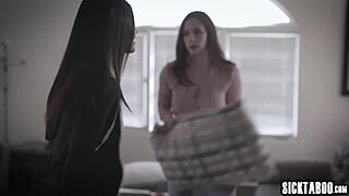 Wet petite teen banged by big cock in taboo hardcore