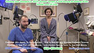 I become doctor tampa and shock my neighbor with her first gyno exam on hidden cam