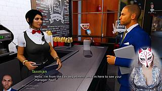 Anna's playful fox affection in adult vn