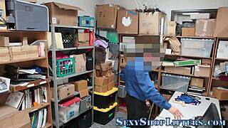 petite teen 18+ thief gets pussy plowed