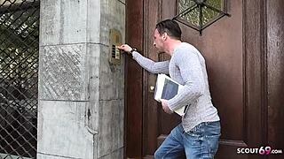 Can curvy teen 18+ Jana Schwarz handle her German teacher?