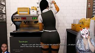 Anna's playful fox affection in adult vn