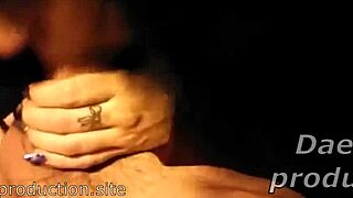 pov blowjob in a car with goth teen prostitute outdoors.