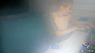 Cheating girlfriend Ailee Anne deepthroats Rex Ryder's monster cock outdoors?