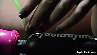 jayden jaymes celebrates halloween in a solo performance