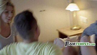 Teen stepsisters mia evans and missy luv get fucked freeuse