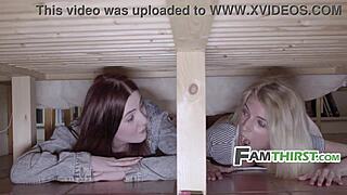 Teen stepsisters mia evans and missy luv get fucked freeuse