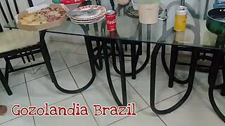 Pizza Delivery At El Toro De Oro With Paty Bumbum Bombomd4 In Lingerie, Motoboy Sex Recorded By Bruxo Fire