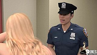 MILF's first interracial encounter in prison