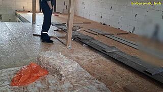 hot wife pays builder with sex 💦