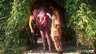 Fairy Enjoys Threesome Sex In Lingerie And Costumes