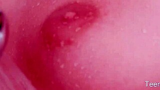 eva red rubs in shower