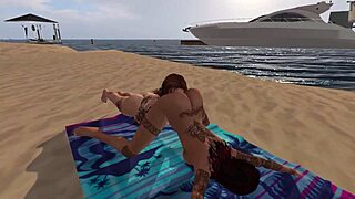 K and p enjoy beach reality