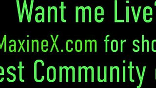 maxine x squirts hard in downstairs dungeon 😈