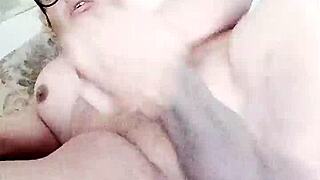 SHEMALE CREAMPIE ON BIG COCK