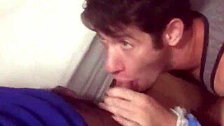 is my white boy sucking mexican cock?