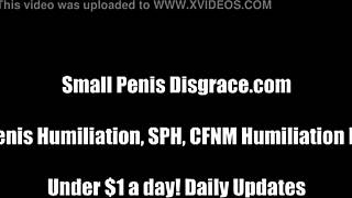 Femdom Mistress Humiliates Tiny Cock In POV BDSM Session