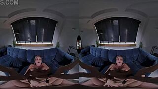 dark room vr experience with orders to follow