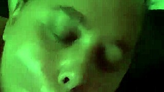 BBW gives blowjob before work!