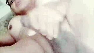 SHEMALE CREAMPIE ON BIG COCK