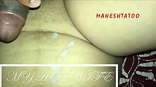 sri lankan wife gets intimate with shaved pussy