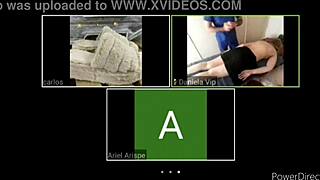 Web chat with a woman getting massages live