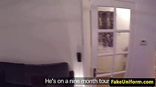 astonishing british milf riding cop's dick 😍