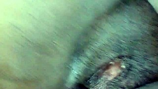 Late night fuck with a hot babe in the bedroom.