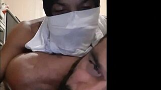 Brazilian guy cries on maloca's dick during bareback